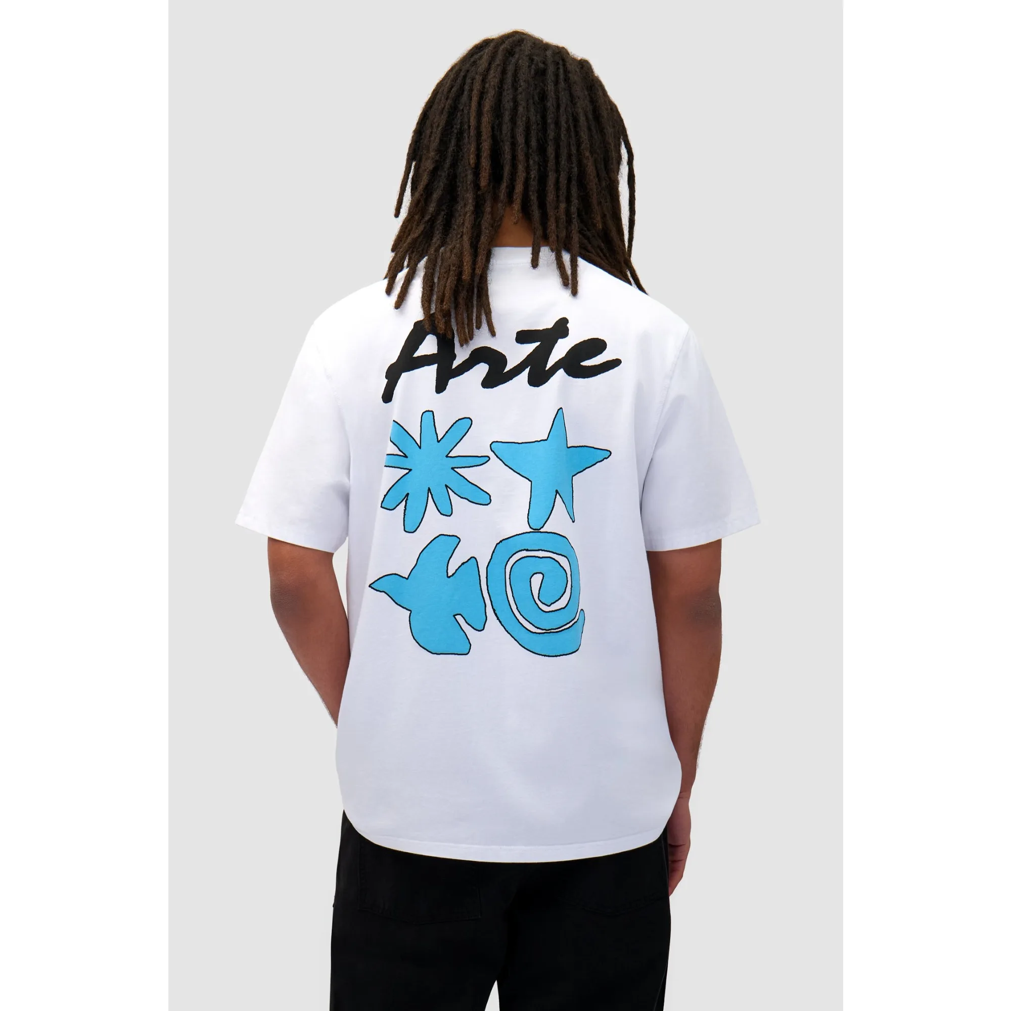 

2025 trendy men's TEO BACK LEAVES casual T-shirt Davidson printed short-sleeved T-shirt trendy boutique street T-shirt