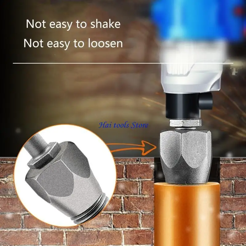 X37E เครื่องเจาะค้อนไฟฟ้าแกนสว่านแกนสว่านบิตอะแดปเตอร์คอนกรีตรูเลื่อยอาร์เบอร์ Adapt