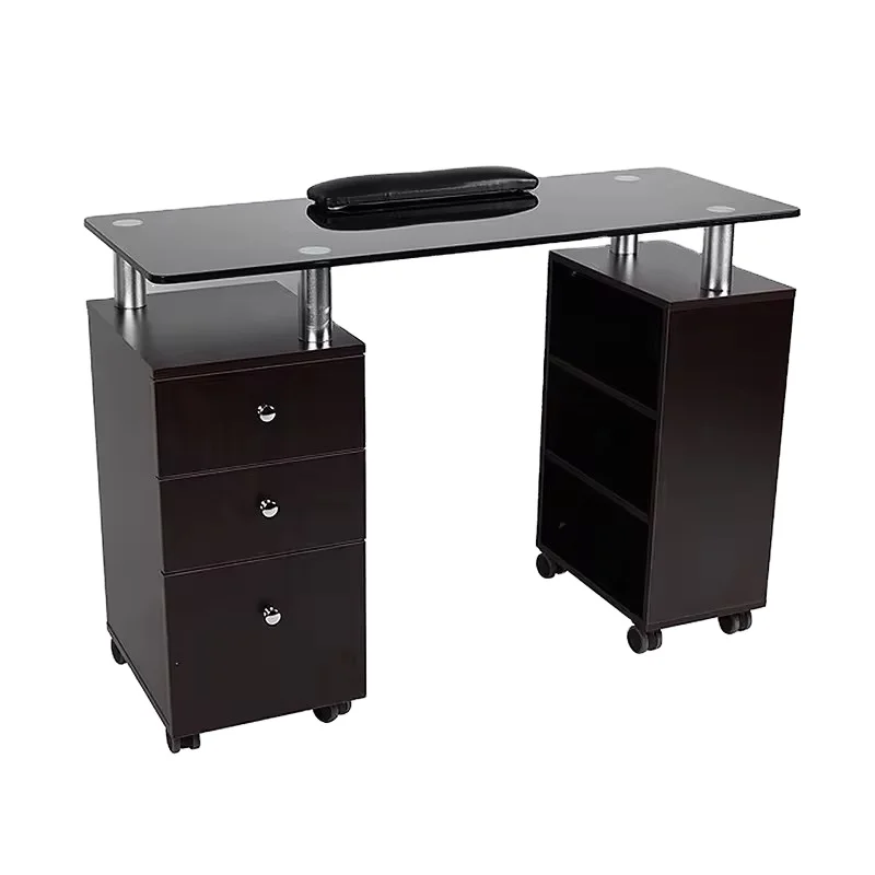 Latest Design Modern Beauty Vent Manicure Furniture Equipment White Nail Table With Functional Dust Collector