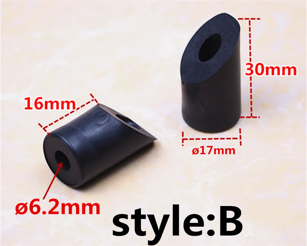 العالمي 7/8 "22 مللي متر دراجة نارية مقبض التوصيل إصلاح أجزاء المطاط توسيع لاصق قبضة بار ينتهي أجزاء التثبيت #3