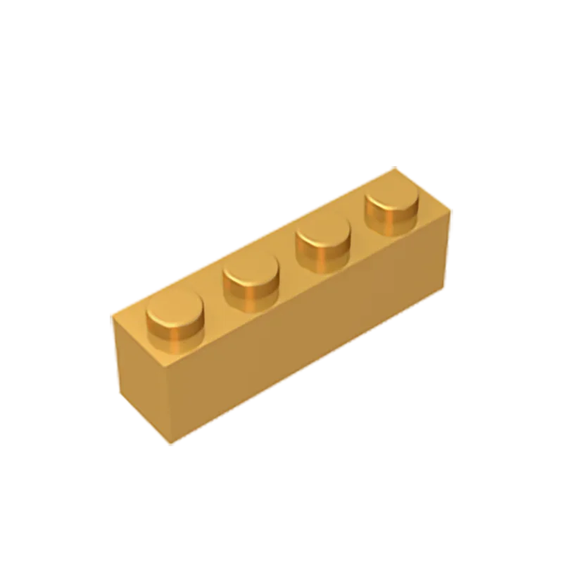 GDS-534 Brick 1 x 4 without Bottom Tubes compatible with lego 3010 3066 pieces of children\'s DIY