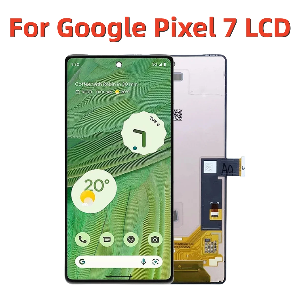 

6.3" Tested Super AMOLED LCD For Google Pixel 7 Pixel7 LCD Display GVU6C GQML3 Screen Touch Panel Digitizer Assembly