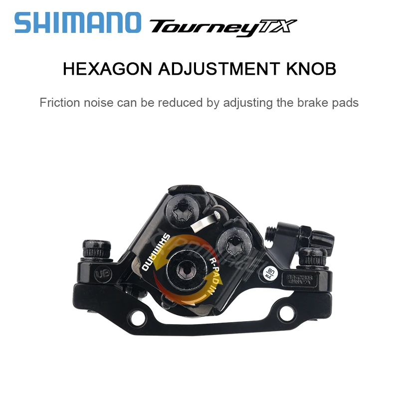 Shimano TOURNEY TX BR-TX805 Mechanical Disc Brake Calipers Resin Pads G3 HS1 RT10 RT26 Rotor 160mm Bicycle Accessories