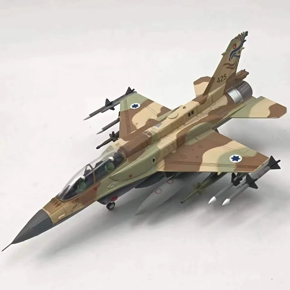 

F16 Модель самолета, игрушка, масштаб 1:72, F-16I Sufa, модель истребителя, литой под давлением сплав, модель самолета, игрушка, статическая для коллекции