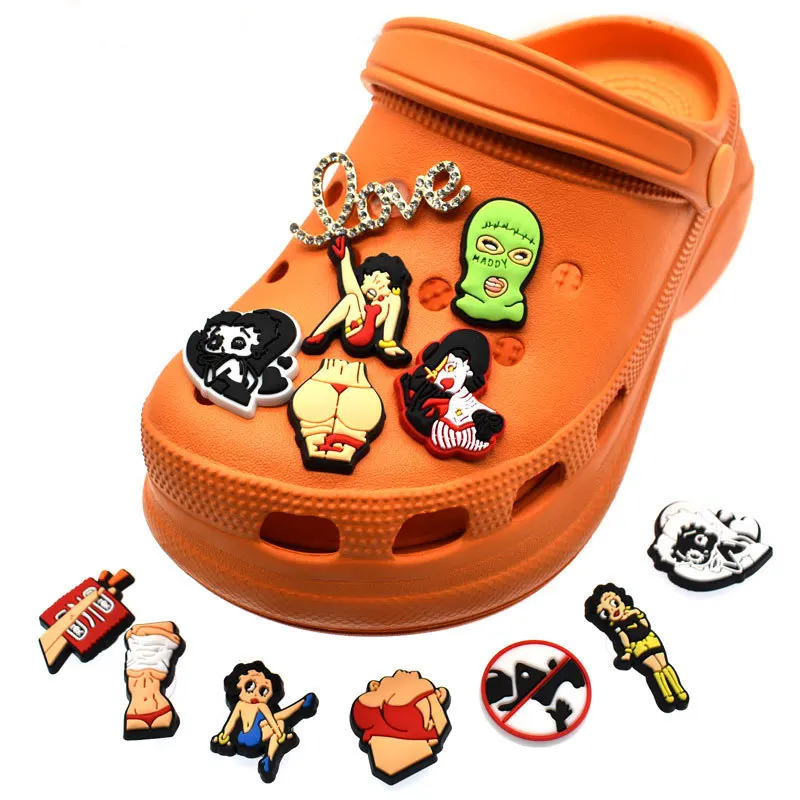 Bikini Shoe Charms for Crocs Accessories Charms Clogs Bubble Slides Sandals PVC Shoe Decorations  Party Gift