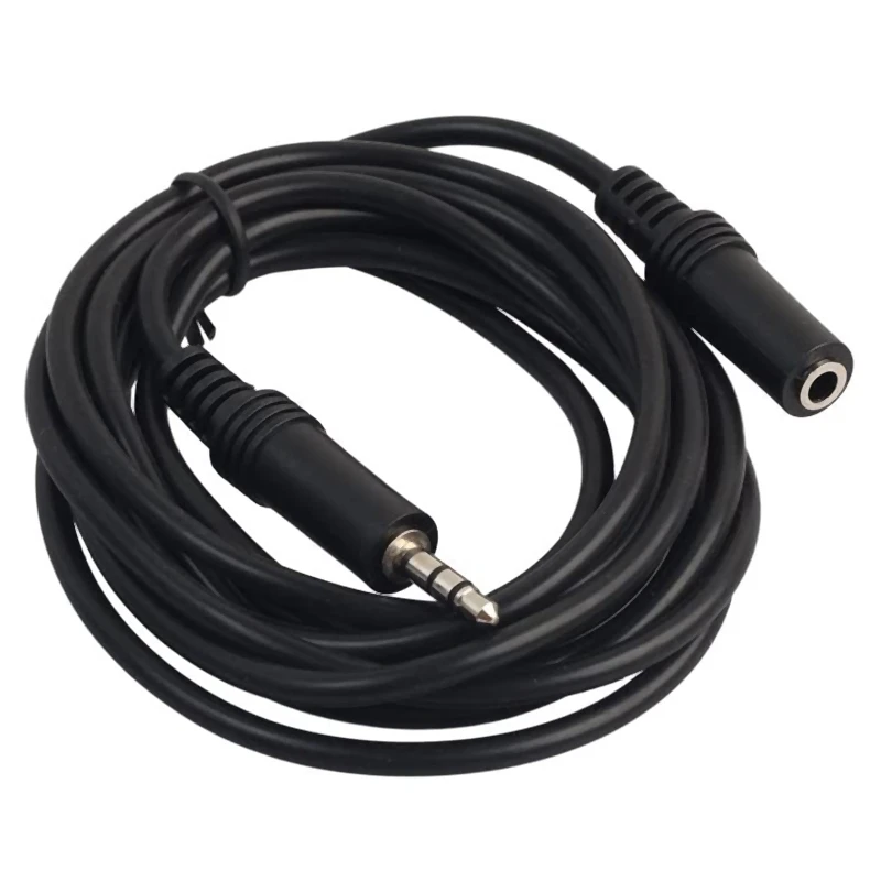 Audio Auxiliary Audio Cable 3.5mm Stereo Audio Cable Male to Female Mobile Phone Headset Extension Cable 3 Meters