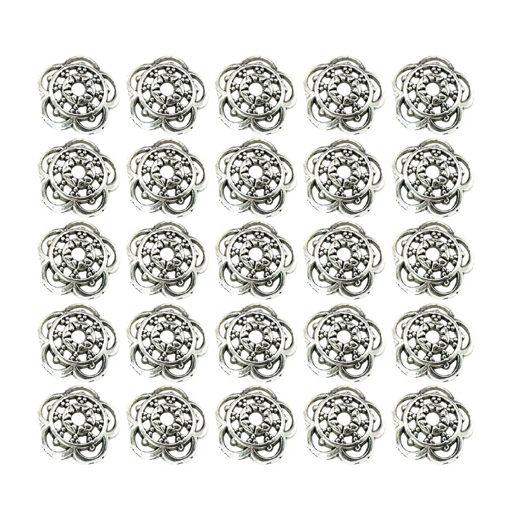 100Pcs Simple Stylish Alloy Pendant Charms DIY Jewelry Craft Kit for Necklace Bracelet Anklet Keychain Sweater Chain Cosplay