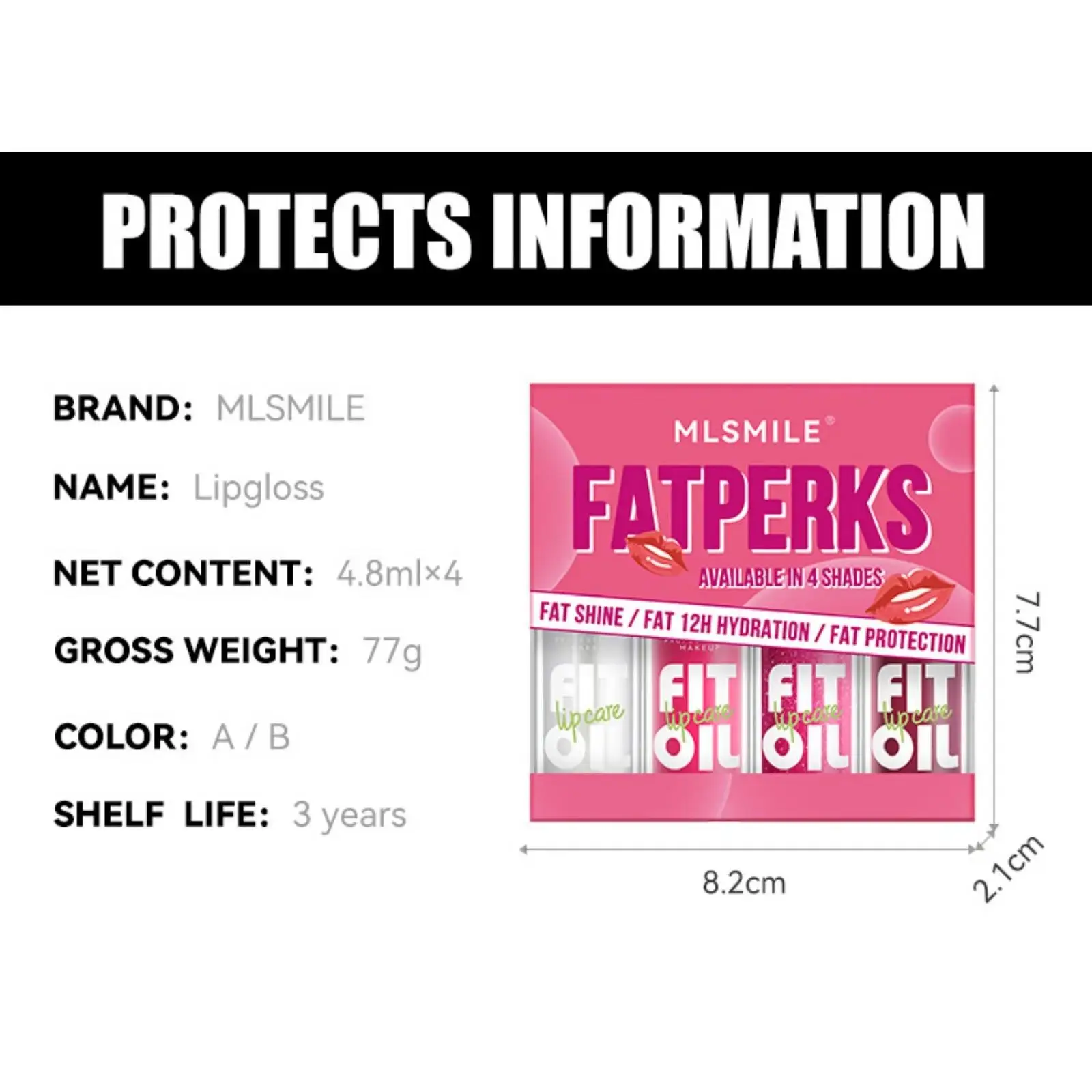 4-teiliges Set Spiegelperlen-Lipgloss, langanhaltend, feuchtigkeitsspendend, feuchtigkeitsspendend, klares Lippenbalsamöl, mehrfarbige Lippenverbesserung