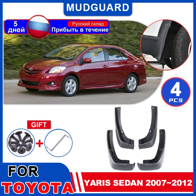 

Fenders for Toyota Yaris Sedan Belta Vios Limo XP90 2007~2012 Car Mudguards Splash Guards Rear Wheel Protecti Covers Accessories