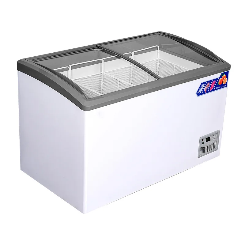 High Quality Electric Mini Ice Cream Display Freezer for Household Hotel or Garage Commercial Supermarket Chest Freezer