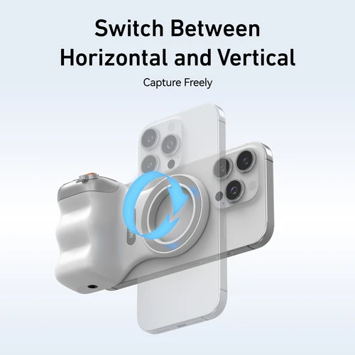 Imagen 2 del producto TELESIN MagSafe-Juego de luces de relleno y obturador de cámara para iPhone 16 Pro Max 15 14 13 OnePlus XIAOMI Android, control remoto desmontable