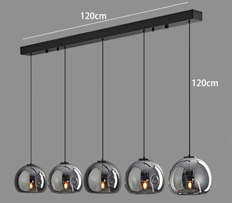 Moderne Home Decor Verlichting Glazen Hanglamp Lampen voor Woonkamer Kroonluchters voor Eetkamer Hanglamp Binnenverlichting - afbeelding 1