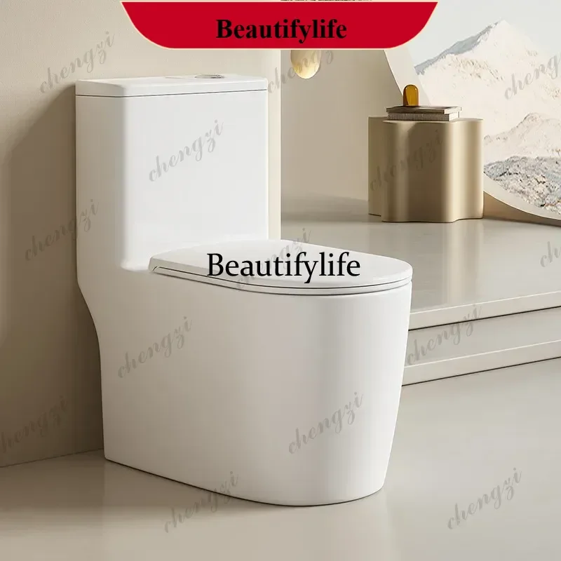 Toilet toilet household waterfall type integrated water-saving, deodorant and splash-proof ordinary toilet ab01