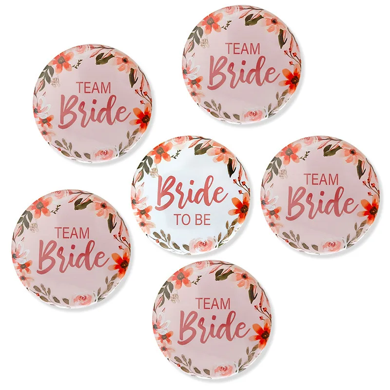 

7/13pcs Bride To Be Badge Team Bride Bachelorette Party Hen Party Decorations Bridal Shower Decoration Team Bride Accessories