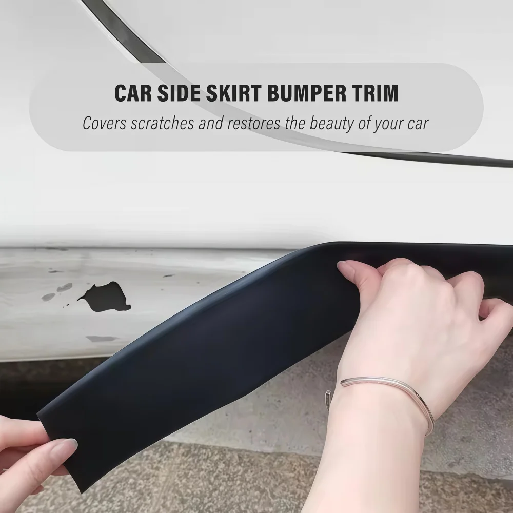 1 Stück 1/2/4M Universelle Gummi-Seitenschweller für Autos mit Kratzschutz-Kantenschutz Multifunktionale Schutzleiste für Limousinen T – Detail 4
