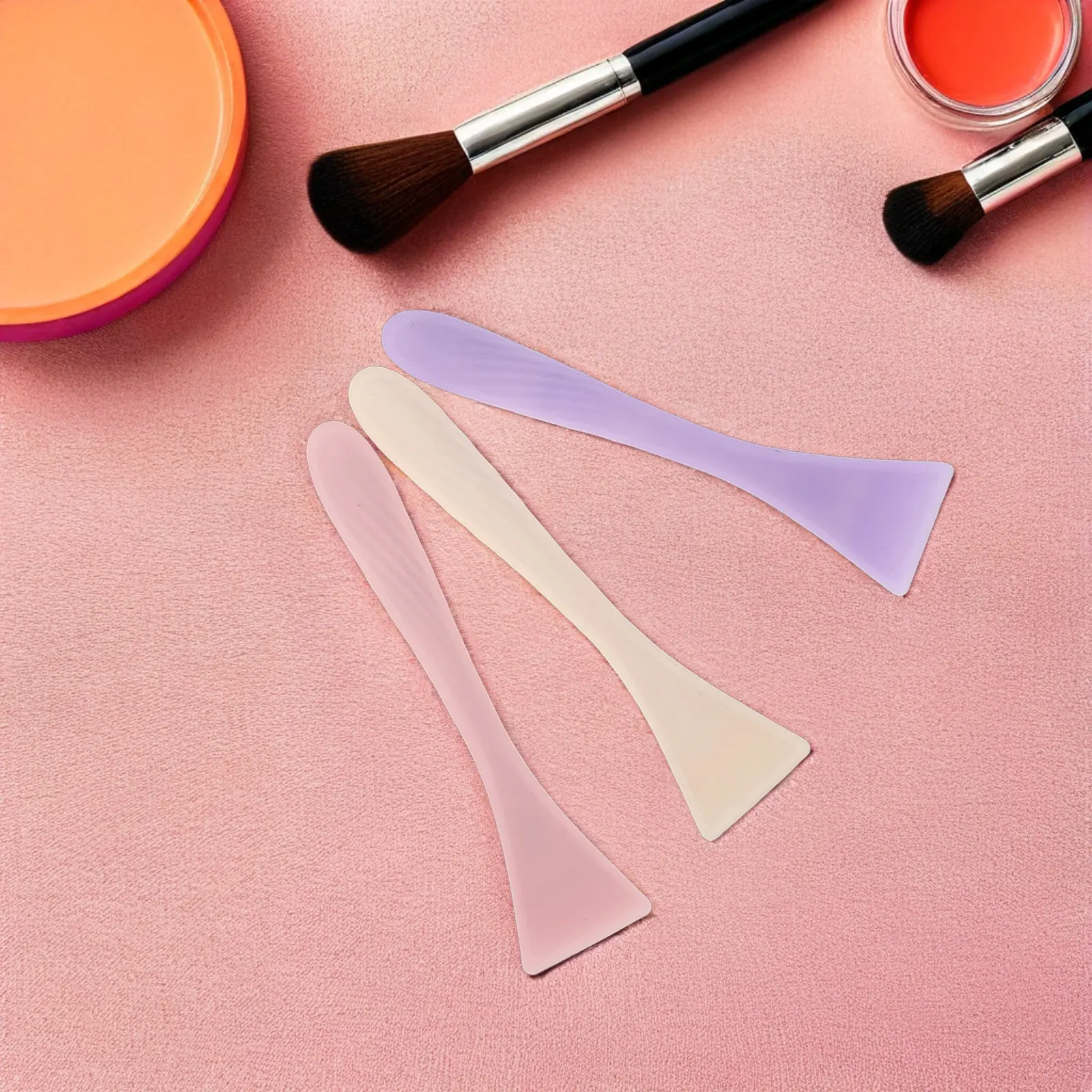 3Pcs Silicone Face Mask Brush Set Facial Mud Mask Applicator Soft Spatula for Smooth Application and Sensitive Skin Care - view 6