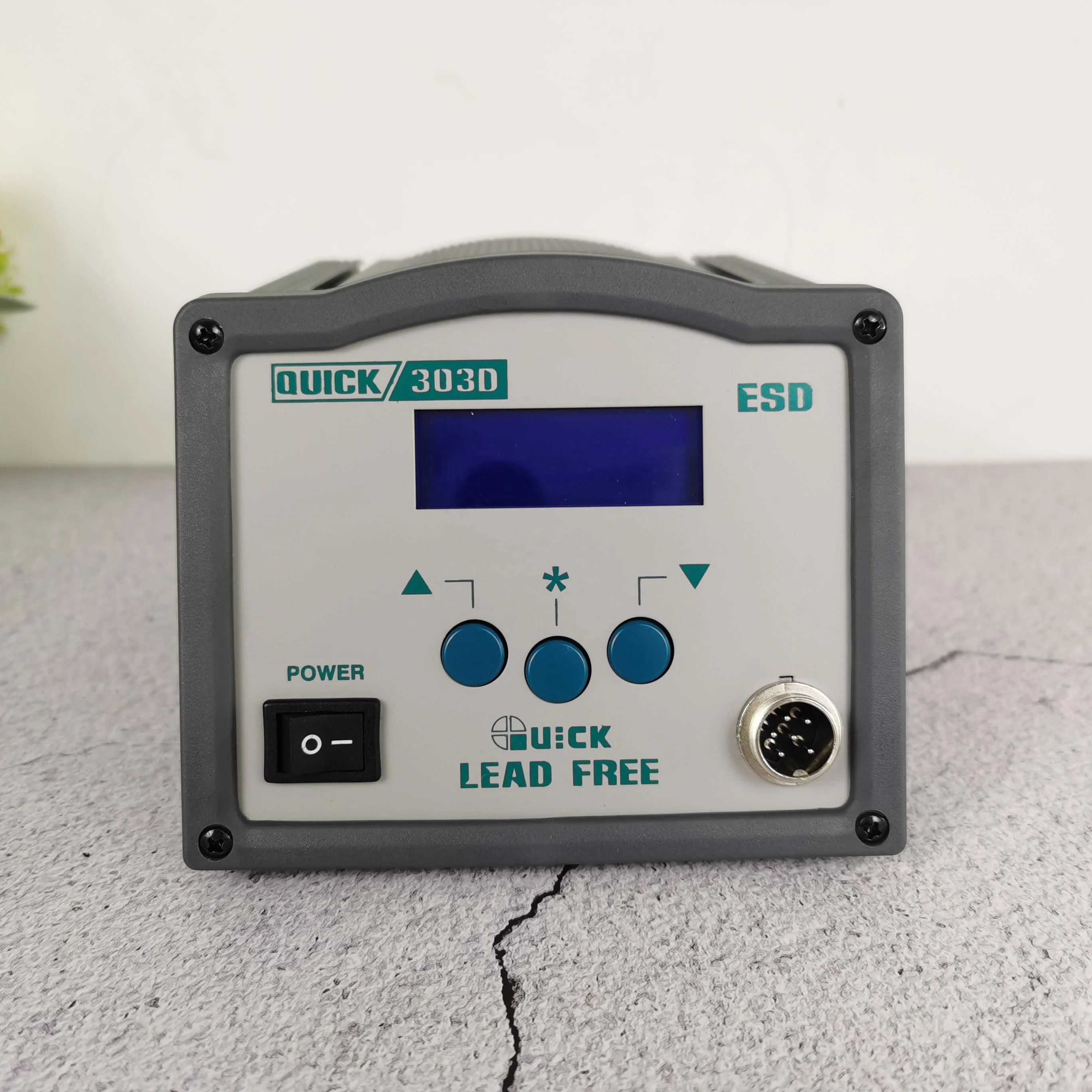 

Паяльная станция QUICK 303D 120W с ЖК-дисплеем, интеллектуальная, бессвинцовая, высокочастотная, с цифровым дисплеем, паяльник, сварочный аппарат