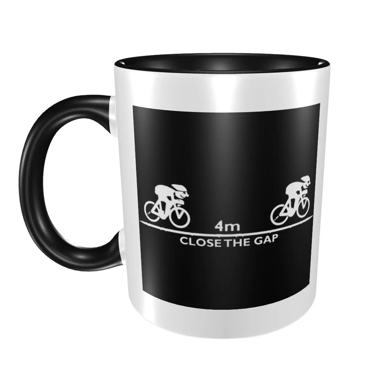 

Zwift Close The Gap Mug Funny Ceramic Coffee Cups Tea Mugs Milk Cup Drinkware Gift for Woman Man