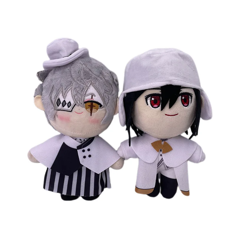 Nieuwe Anime Bungou Zwerfhonden Pluche Pop Speelgoed Osamu Dazai Nakahara Chuya Leuke Soft Gevulde Kussen Kids Gift 22 cm