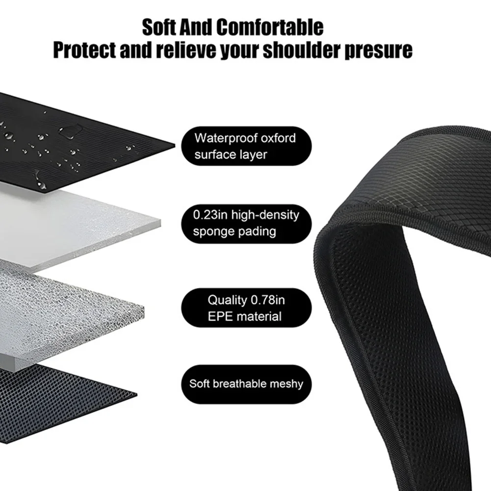 Nylon Carry Straps Adjustable Shoulder Straps Ideal For Golfing Perfect For Traveling Golf Equipment Relieve Shoulder Pressure