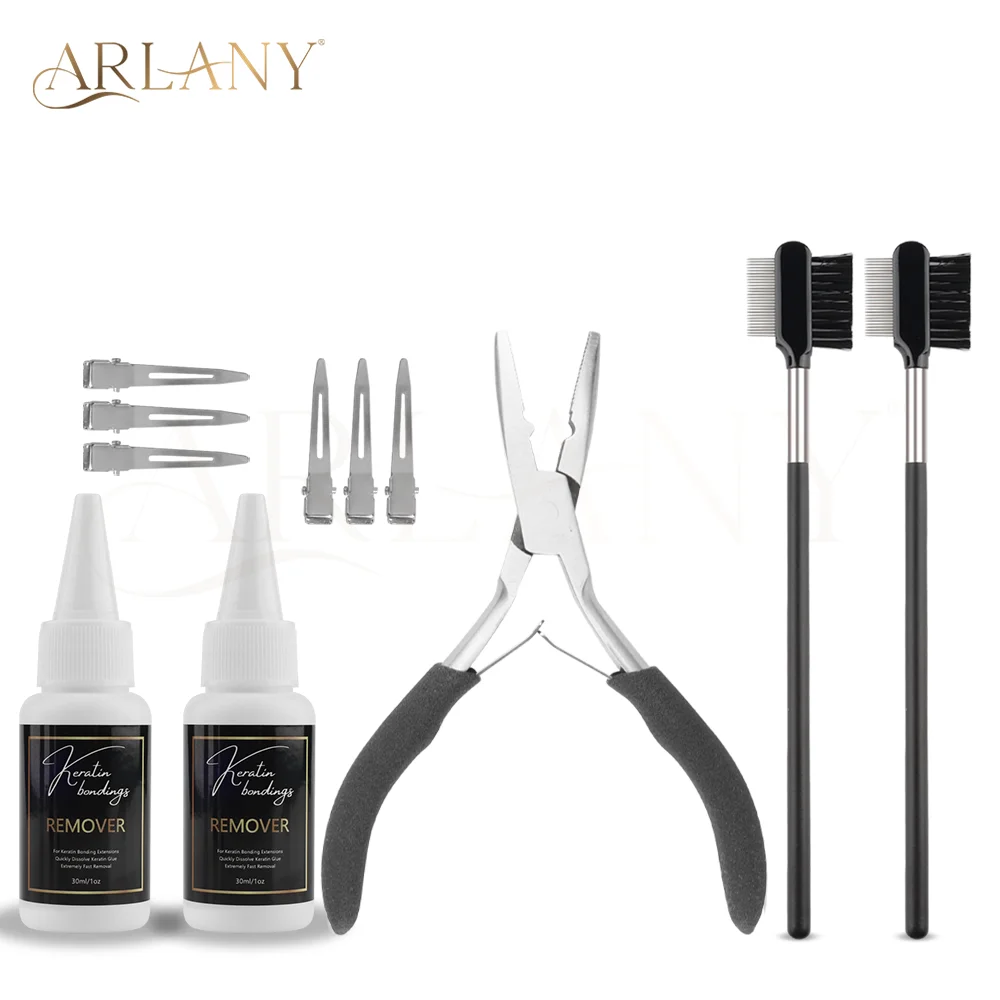 arlany-30ml-ヘアエクステンションリムーバーキット-ケラチンエクステンション用-メタルヘアクリップ-ホットメルトグルーリムーバー-プレボンドエクステンション用