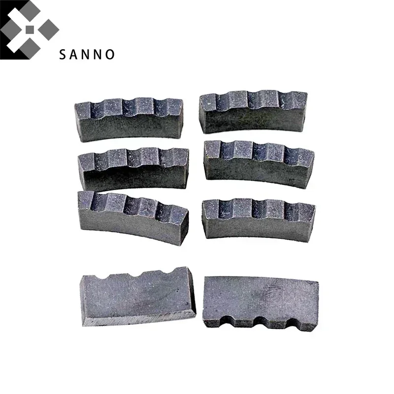 30pcs -50pcs Diamond Segments Core Drill Bit Tooth Sandwich / Matrix Segment Diamond Cutting Tool For Granite Concrete Marble