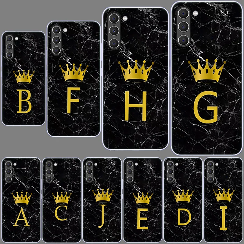 Hot Marble Crown 26 English Later Case for Samsung Galaxy A70 A50 A40 A30S A20S A71 A51 A41 A31 A21S A11 A10S A9 A8 A7 A6 A20E A