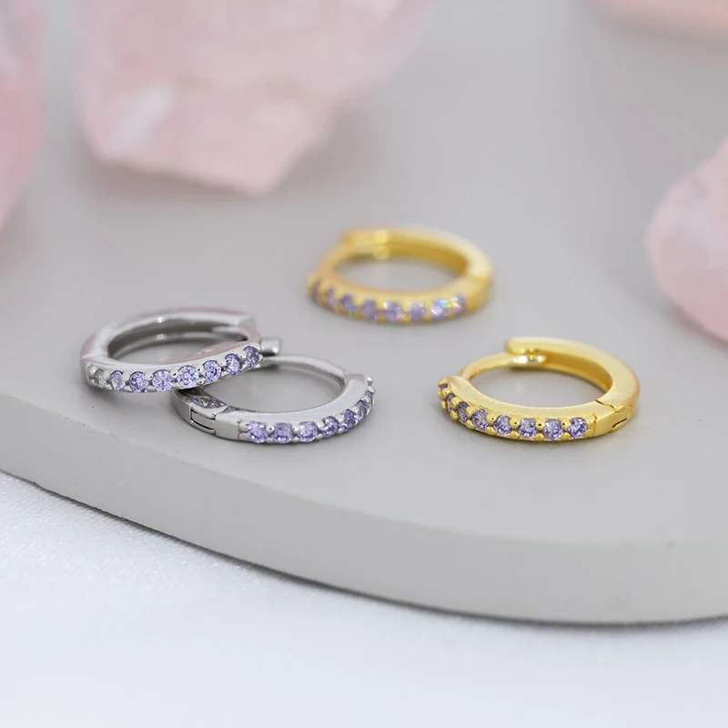 

Иглы из стерлингового серебра 925 пробы, простые маленькие круглые серьги с цветным цирконом, женские классические модные вечерние свадебные украшения, подарки