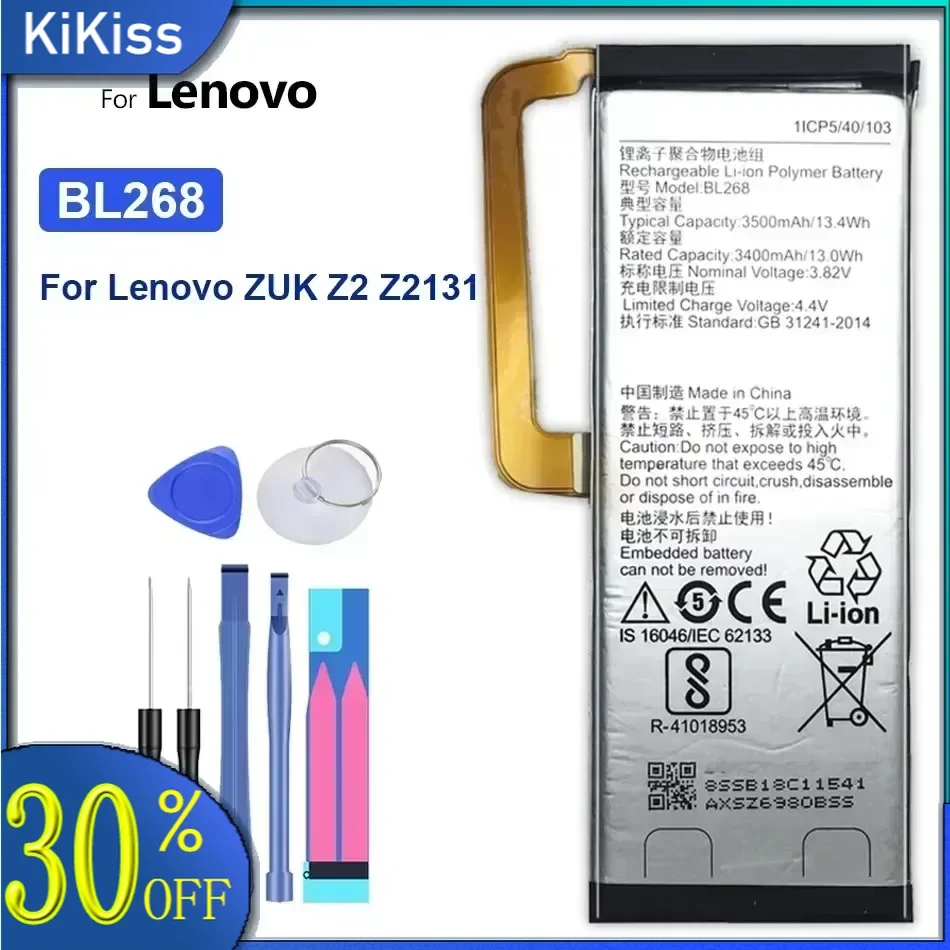 BL267 BL268 BL272 BL273 BL288 BL289 Battery For Lenovo Vibe ZUK Z2 Power K33A42 K6 Note 5 Z5 L78011 L78012 K5 Play Batteries