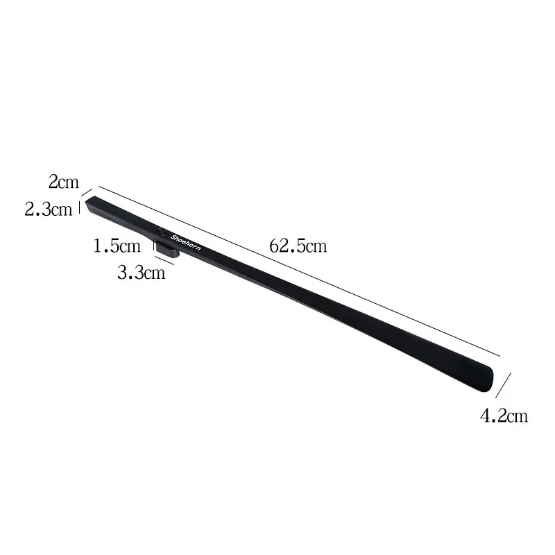 63cm Professional Plastic Shoe Horn Long Handle Shoehorn Useful Shoe Lifter Professional Magnetic Shoe Spoon Home Pregnant Tools