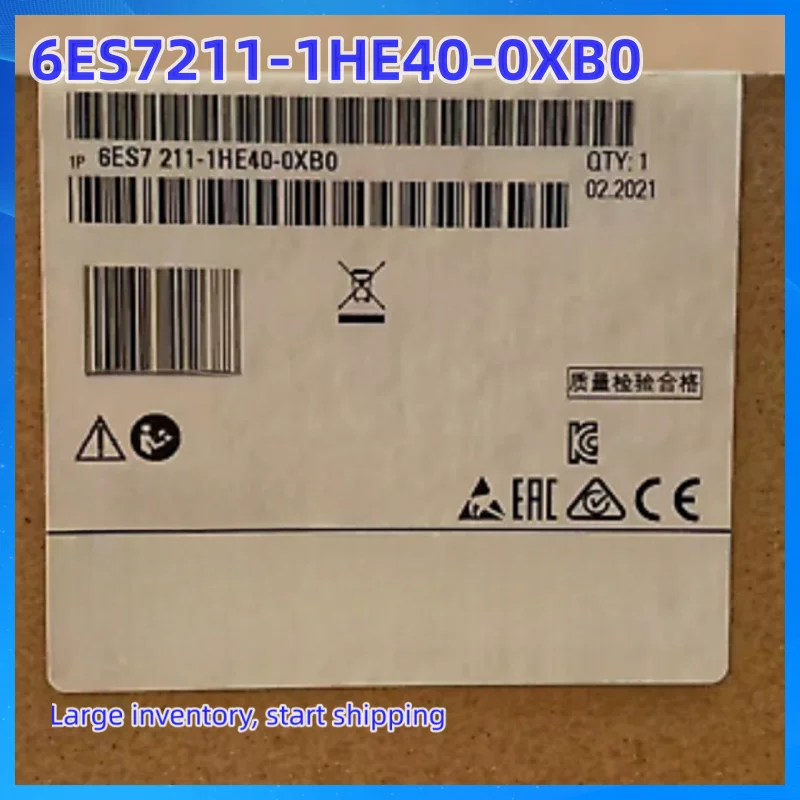 

6ES7211-1HE40-0XB0 S7-1200 Series 24V DC PLC Module Unopened 6ES7 211-1HE40-0XB0