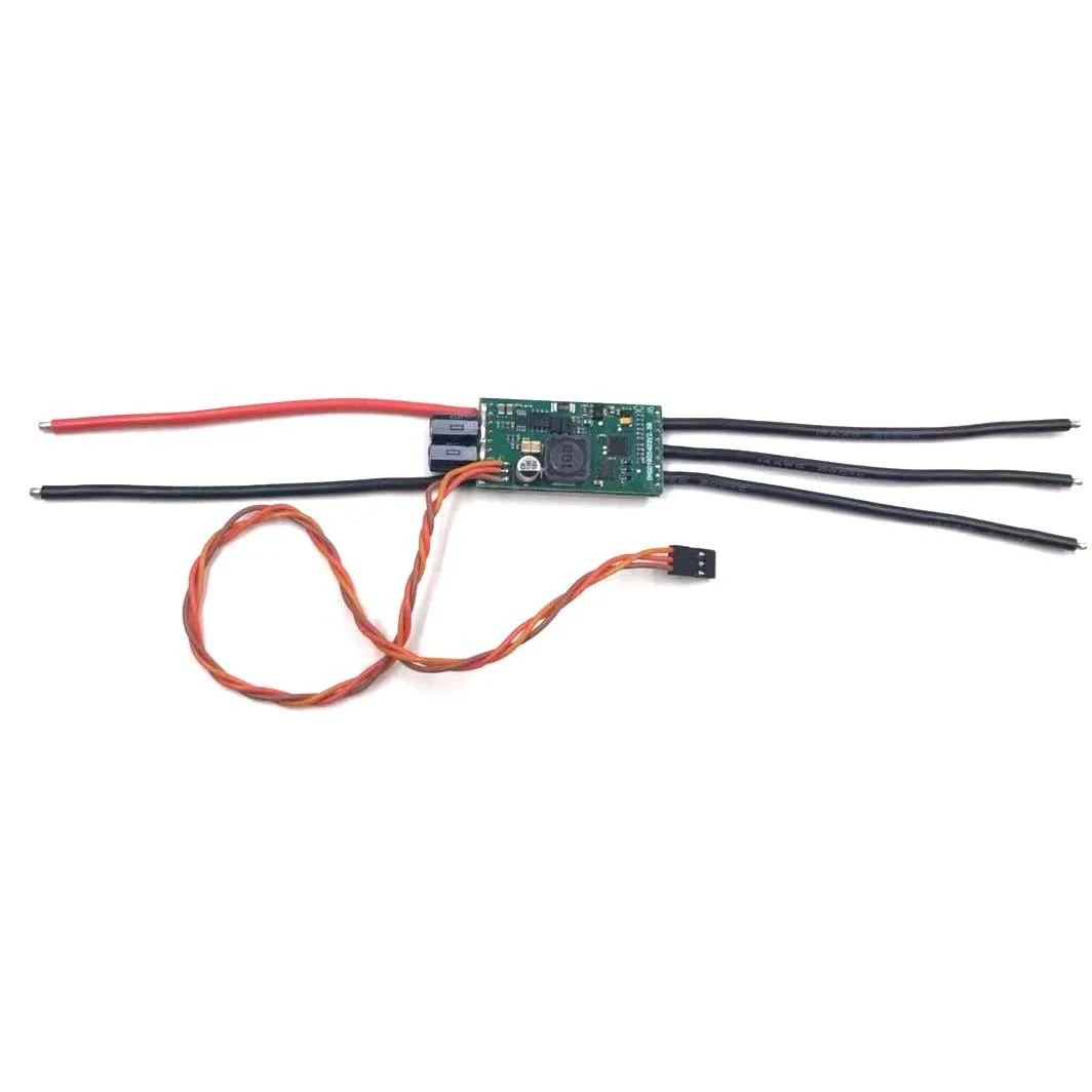 FATJAY 24V bidireccional ESC 50A 2-6S propulsor submarino controlador electrónico de velocidad sin escobillas para RC barco ROV