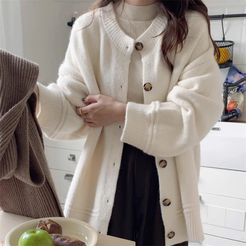 

Женский вязаный открытый кардиган Dongguan Daliang, свитер высокого класса, верхняя одежда Camere, осень-зима, Новое поступление 2025, однорядный...