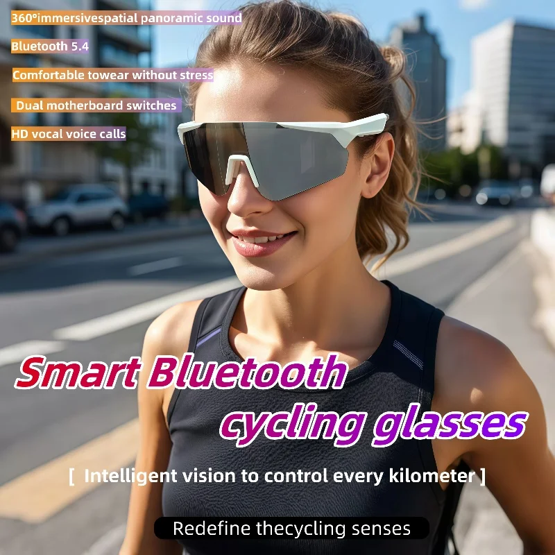 

QY-Pro2 Smart Bluetooth Glasses Intelligent Translation Voice Notes Remote Control Photography Music Eyewear sports spectacles