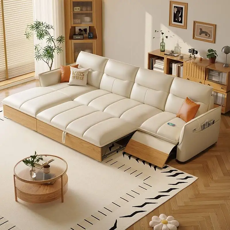 Aesthetic High Back Sofa Genuine Leather Electric Designer Reclining Sofa Modern Luxury Sofas Skincare Muebles Unique Furniture