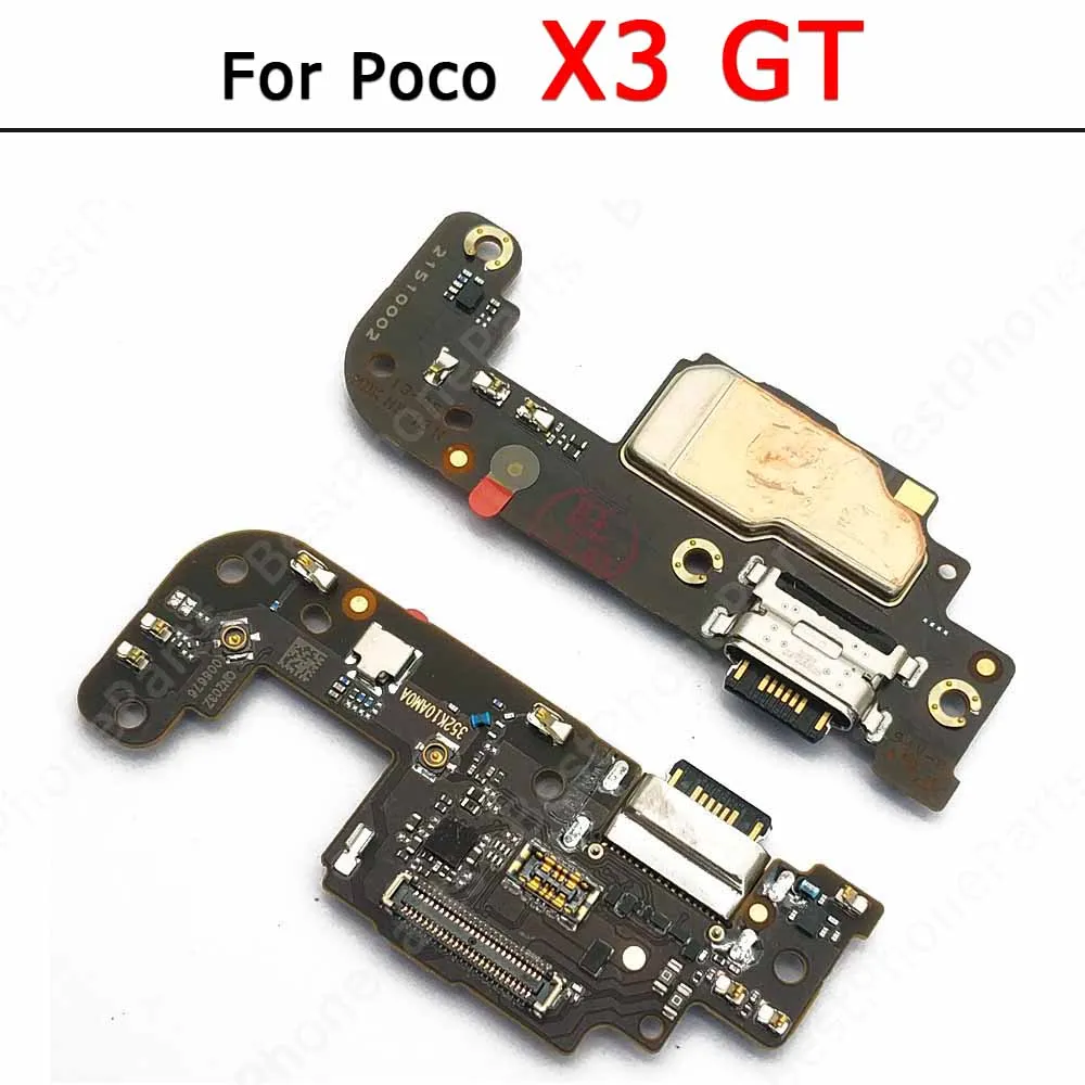 Charging Port For Xiaomi Poco X3 GT Charge Board USB PCB Dock Connector Replacement Spare Parts