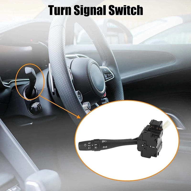 With Fog Lights Turn Signal Switch Lever for 2000-2006 Sentra D21 Pickup 25540-5M001