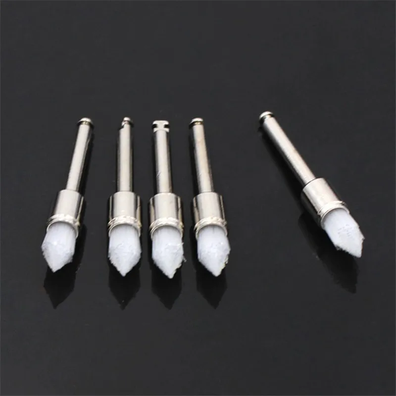 100PCS/Box Dental Polishing Brush Nylon Sharp Head Latch Teeth Polish Prophy Brushes For Contra Angle Machine Dentist Material view 4