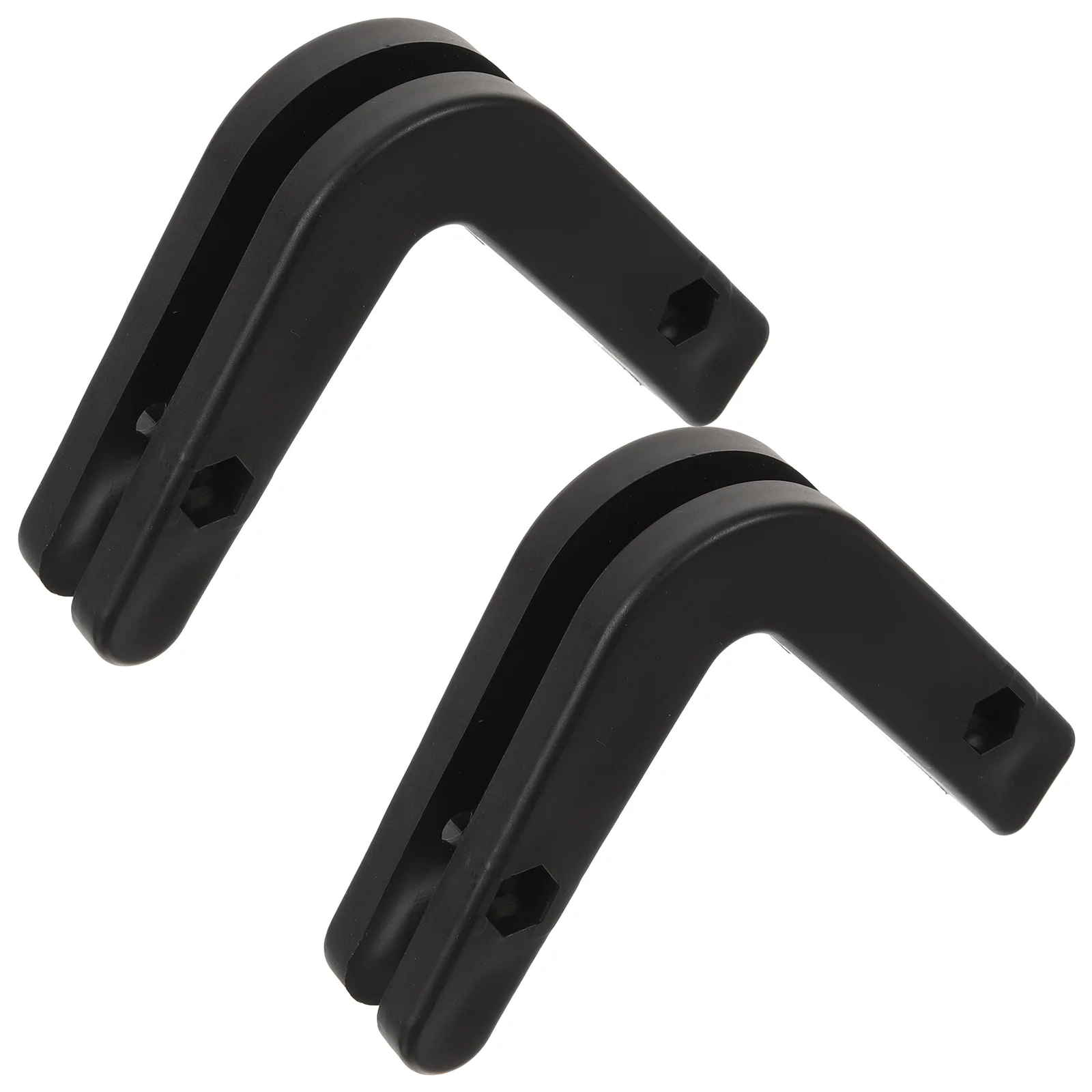 

2 Pcs Fitness Equipment Squat Rack Accessories Barbell Bracket Hook (black Pair) 2pcs Wall Mount