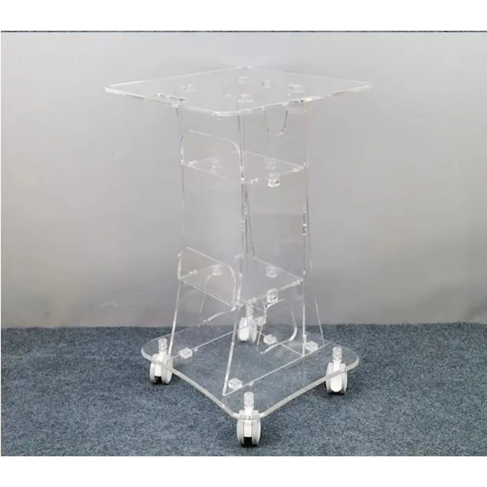 Carrello per macchina di bellezza Carrello da 40 cm su ruote per macchina di bellezza