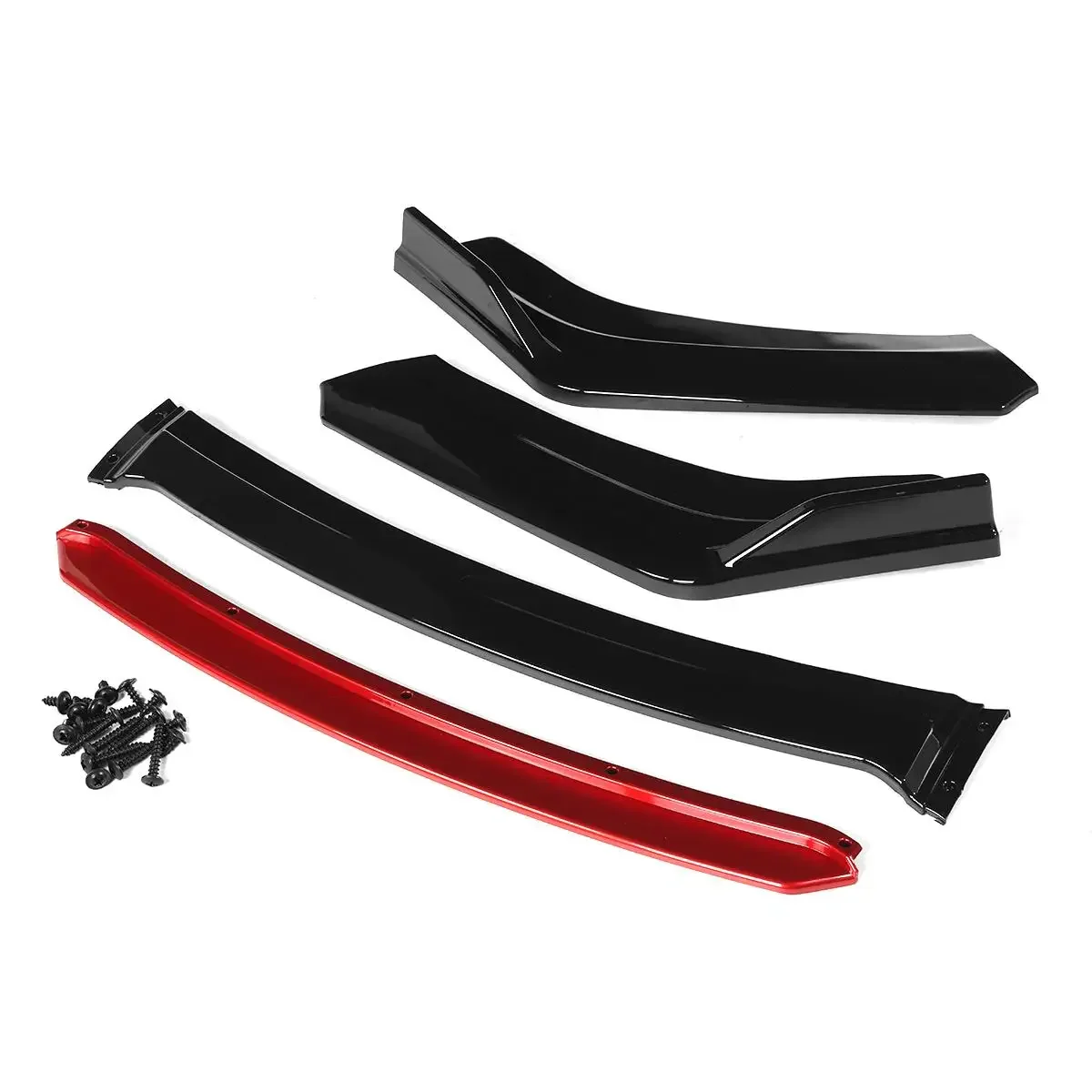 New Universal 4xCar Front Bumper Splitter Lip Spoiler For Mazda 3 Axela 6 Atenza For Ford For Mustang For Focus For BMW For Benz