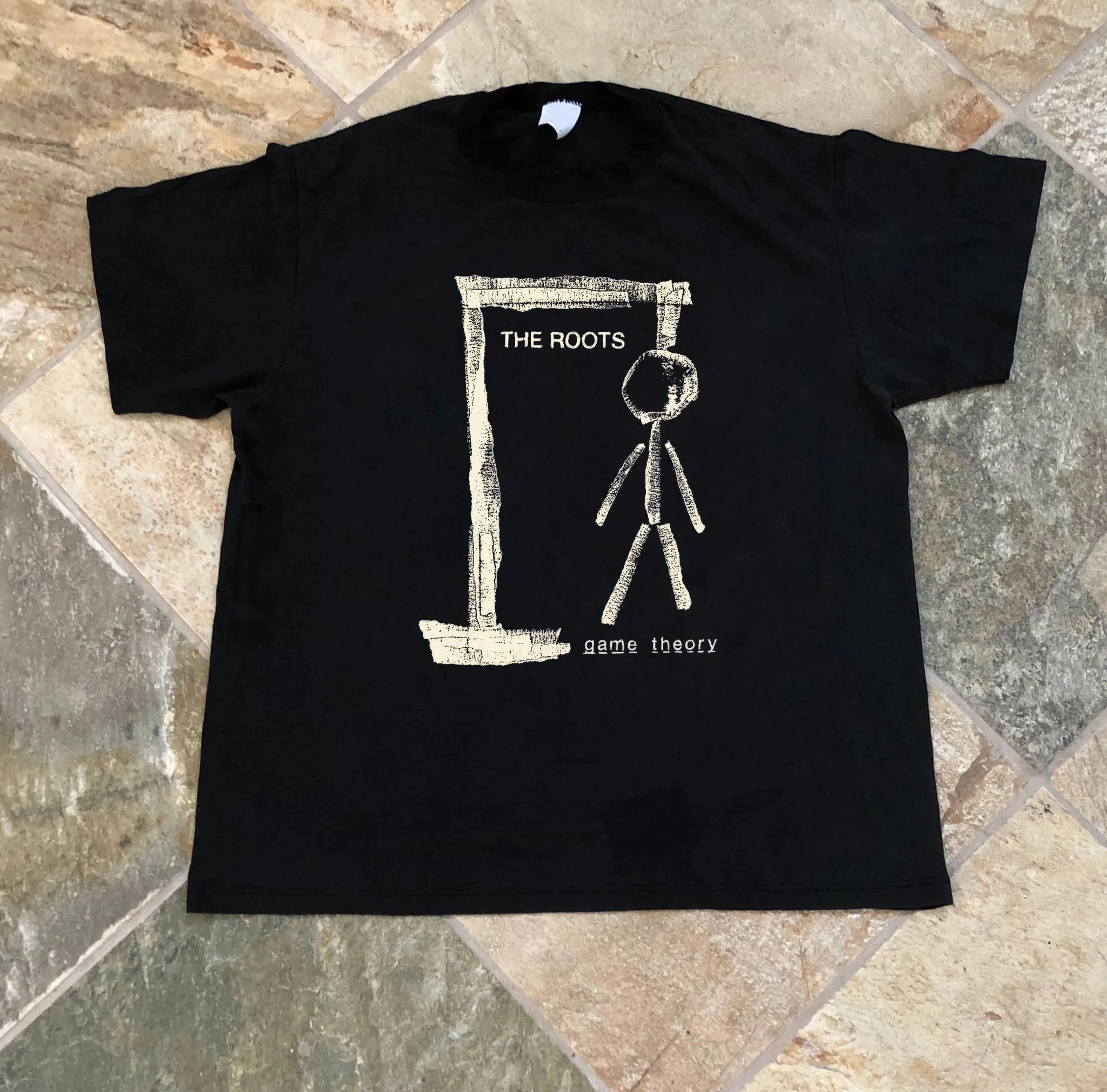 

Pure Cotton Loose Short-sleeved T-shirts for Men and Women with Prints of Hip-hop Bands From The 1990s in Europe and America