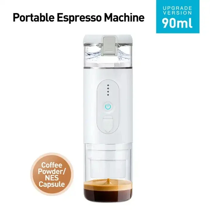 Wireless Heating Electric Espresso Coffee Maker Portable Charging Mini Coffee Machine Car Mini  Coffee Machine