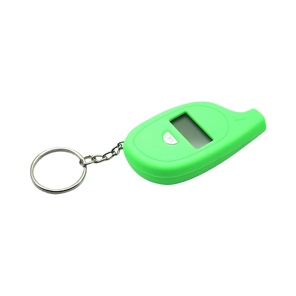 Portable Digital Car Tire Pressure Tester kit Auto Motorcycle0-140 PSI Tyre Air monitor Gauge LCD Display Mini Keychain Design