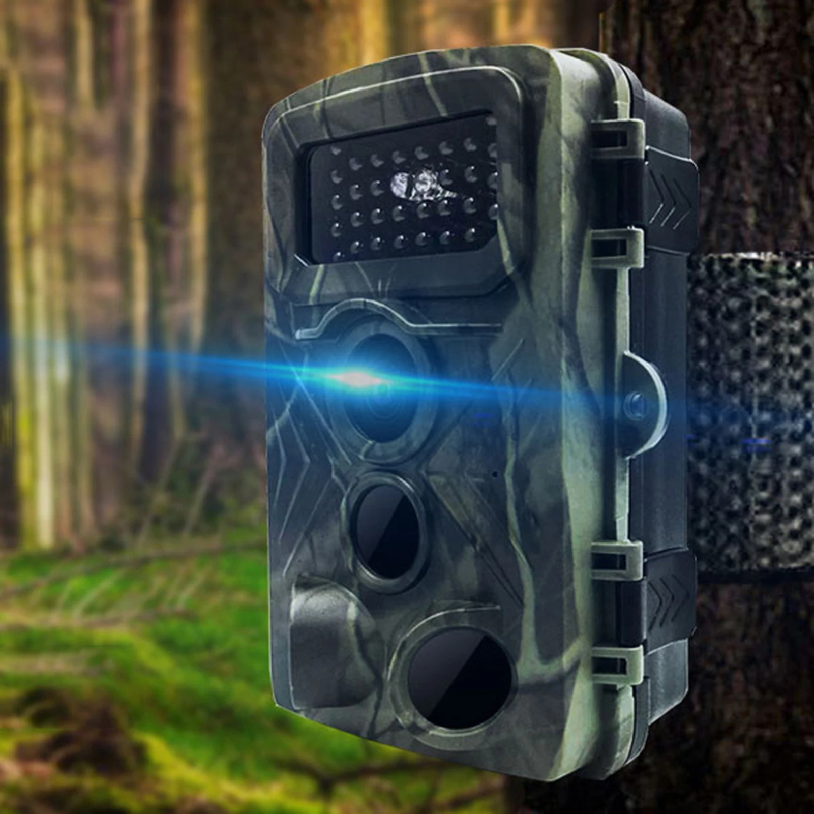 1080P Wildkamera, multifunktional, 58 MP, IP54, wasserabweisend, tragbar, Infrarot-Wildkamera für
