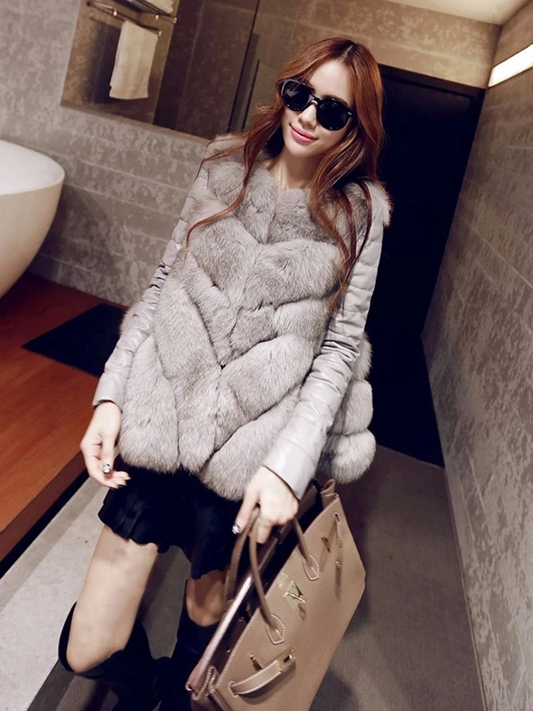 ZADORIN 3XL 겨울 패션 여성 고급 인조 모피 코트 고품질 우아한 여성용 모피 재킷 핑크 화이트 블랙 모피 오버코트