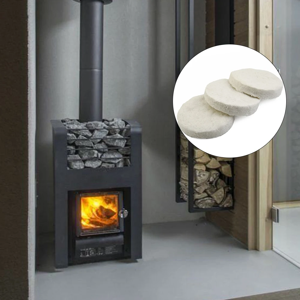 1/2/3/5Pc Selimut Serat Keramik Selimut Katun Spons Wol Selimut Firplace Firebox Keselamatan Bio Api Aksesori Perapian Spons Keramik