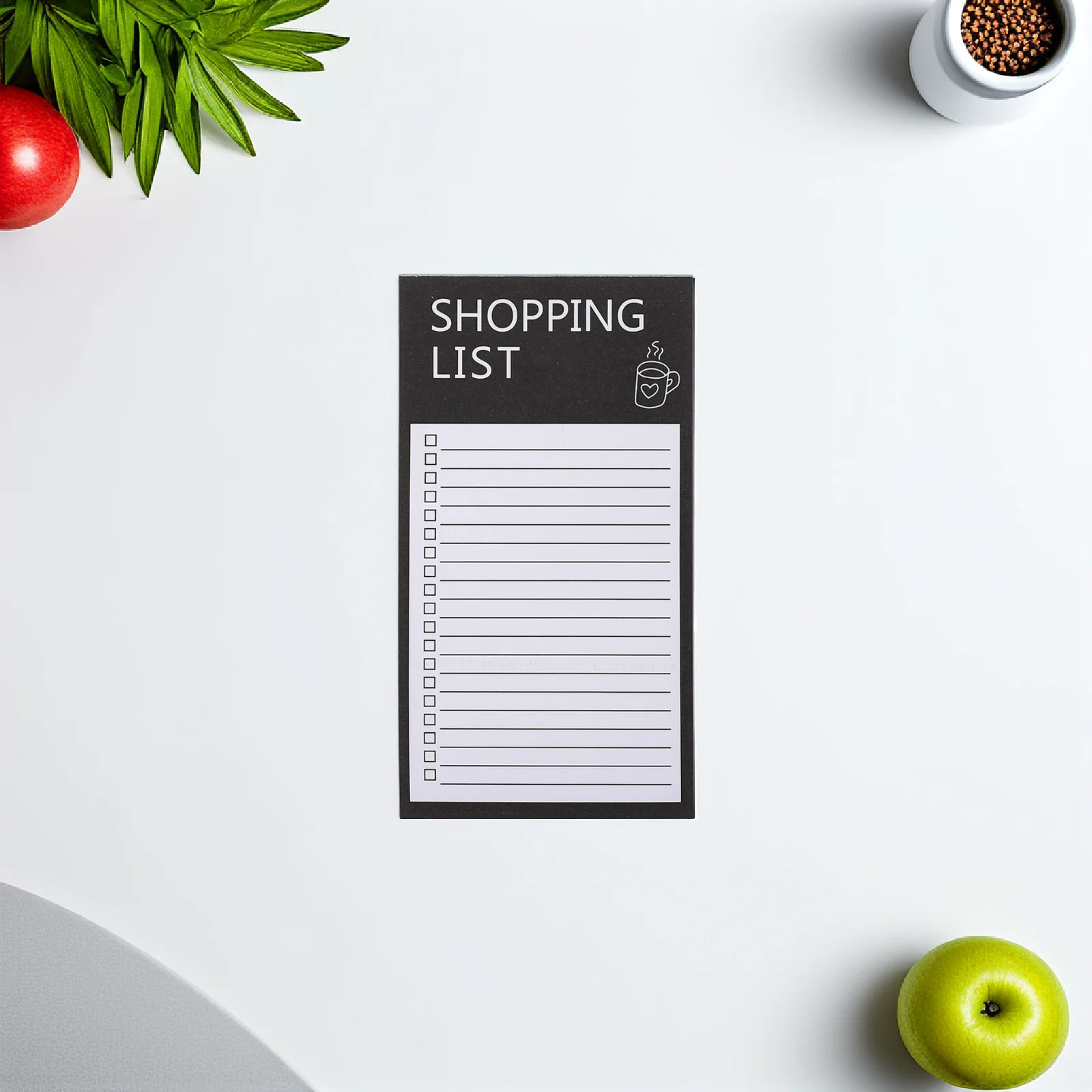 Magnetic Notepad for Fridge Thick Paper Practical Grocery List Magnet Pad Fridge Memo Pad Convenient Note Pads