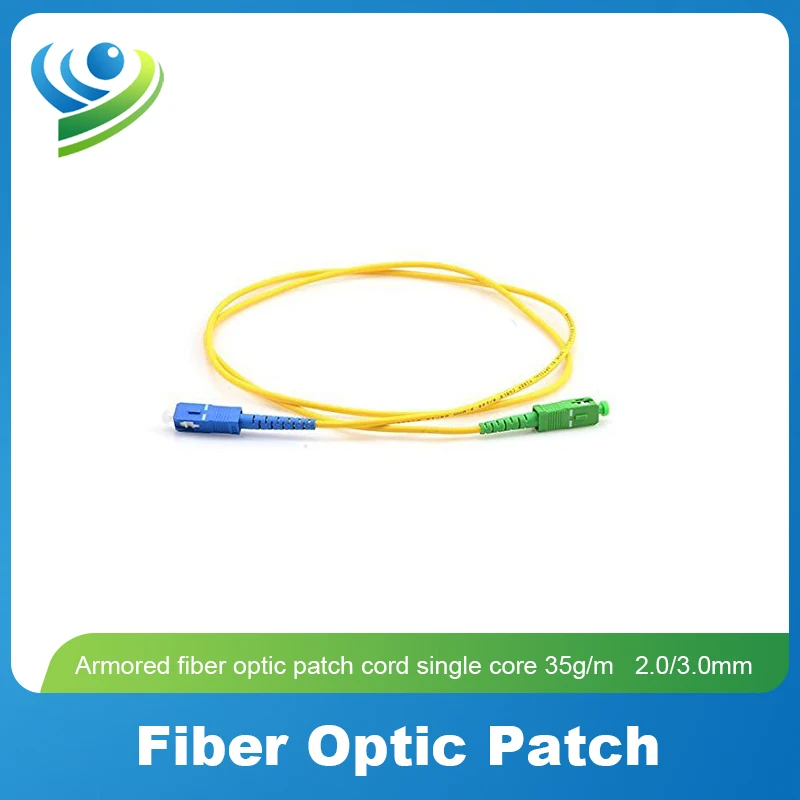 

SC APC to SC Fiber Jumper Optical Fiber Patch Cord Single Mode Cable 1M-30m High Quality Fiber Patch Cable