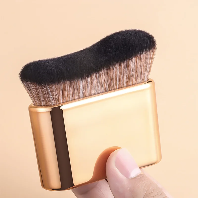 แปรงแต่งหน้าสําหรับ Contouring Tanning Liquid Foundation Cream Blush Soft Bristle เครื่องมือแต่งหน้าอเนกประสงค์สําหรับวัน